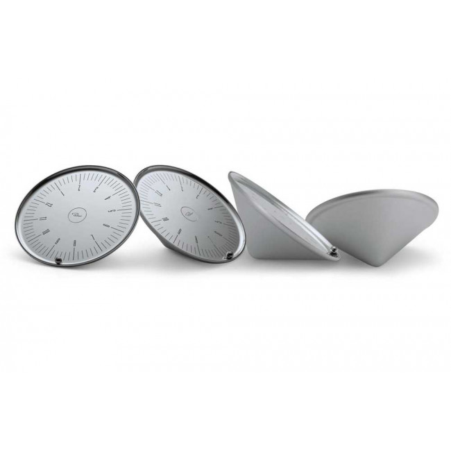 Table clock Orbit, gray, d14cm