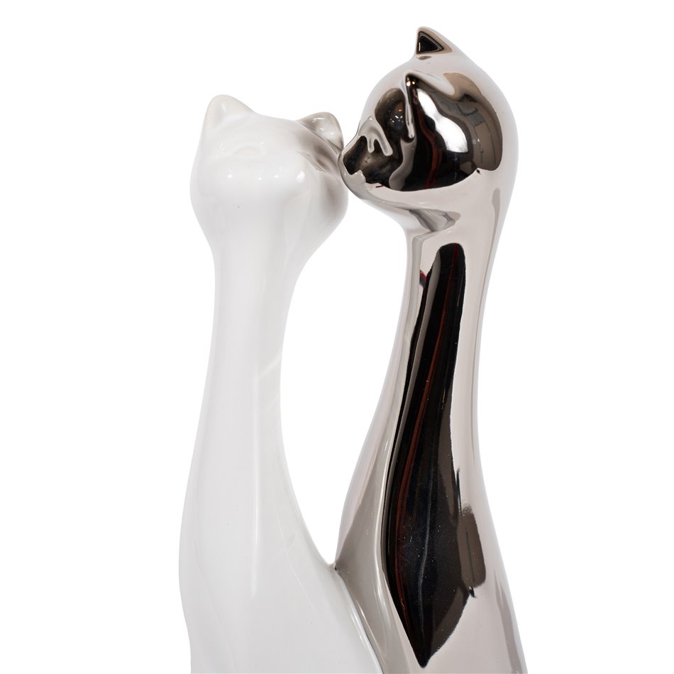 Декоративная фигура Cat Flores, керамика, 30x12x9cm