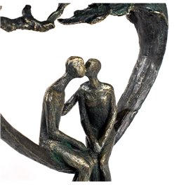Dekoratiivkuju Heart Kiss under Tree, 30x26.5x8.5cm