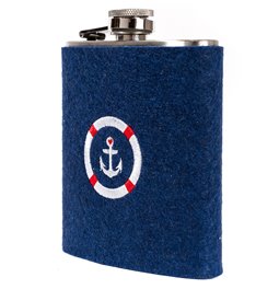 Фляга Anchor, металл, 12.5x10x.3cm