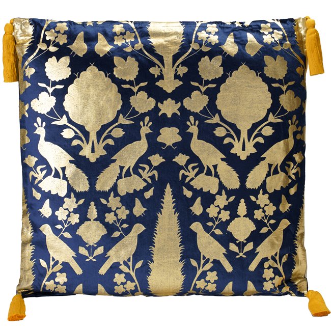 Cushion Blue Birds, 4x50x50cm