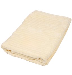 Bamboo towel Stripe, 50x100cm, yellow, 550g/m2