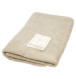 Bamboo towel Stripe, 70x140cm, sage, 550g/m2