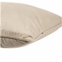 Decorative pillowcase Riviera, taupe, with trim, 60x60cm