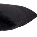 Decorative pillowcase Riviera, black, with trim, 45x45cm