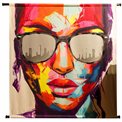 Wall hanging Sunglasses Multi, 105x2.5x105cm
