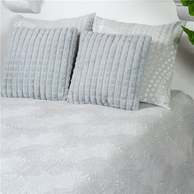Bed cover Bracken R, grey, 160x220cm
