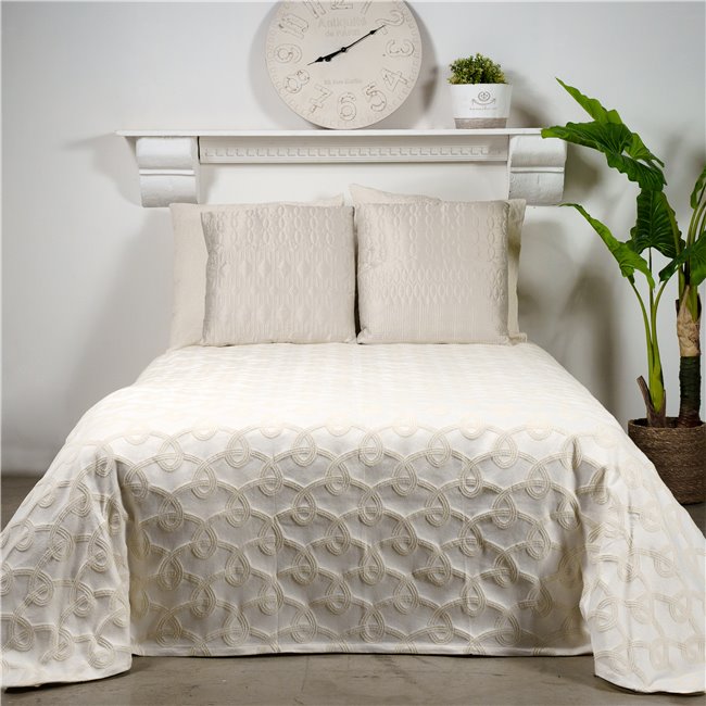 Bed cover Highaway, beige, 160x220cm