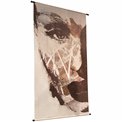 Wall hanging Face Grey, 120x170cm