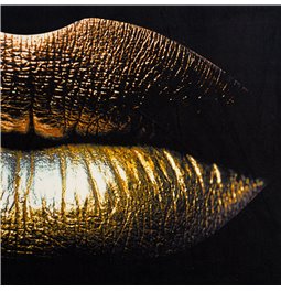 Wall hanging Glamour Kiss Gold, 146x110cm