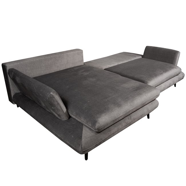 Угловой диван Wemonte L, раскладной, H90x283x181см, высота сиденья 47.5см