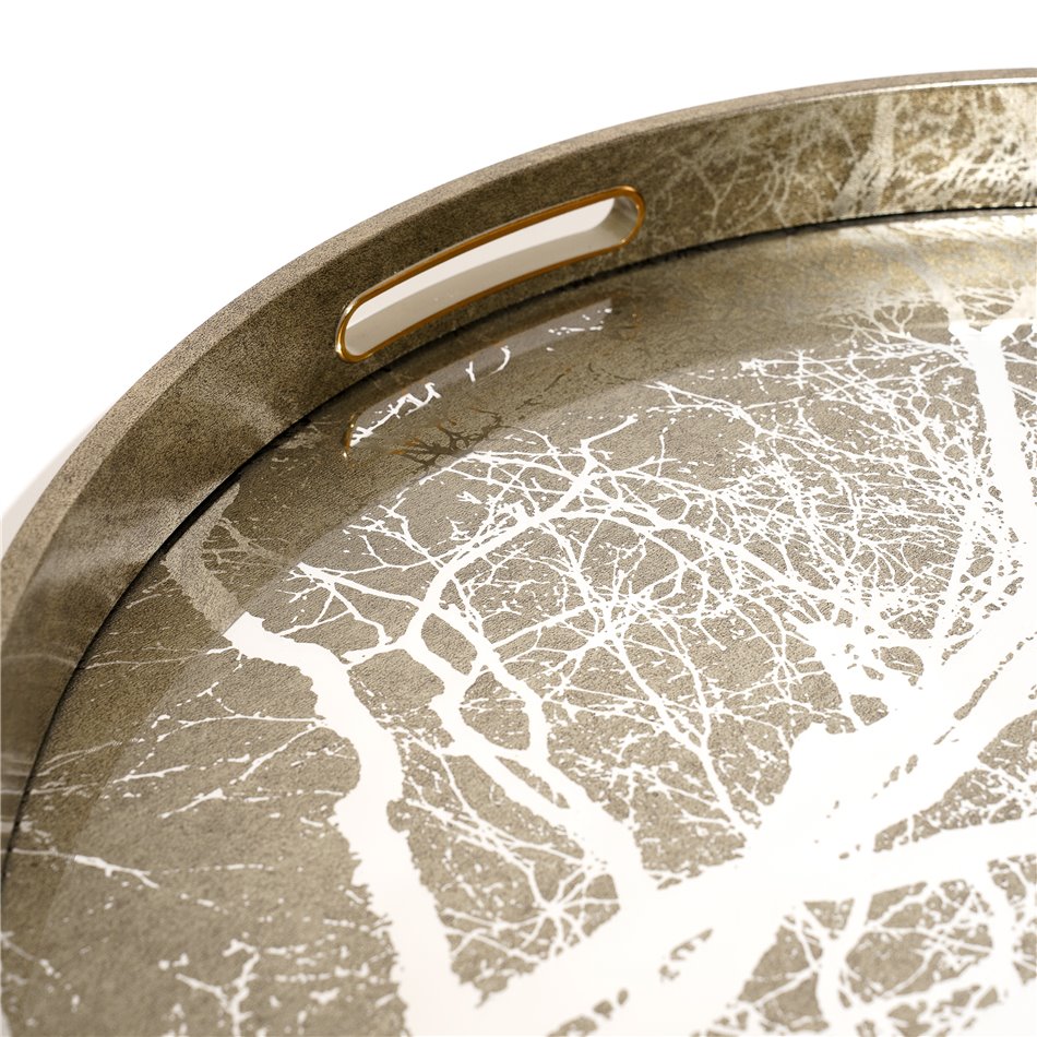 Декоративный поднос Furiollo L, H3 D45cm