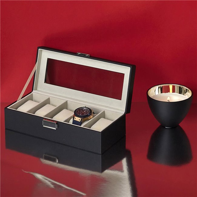 Storage box for watches, H8x29x12cm