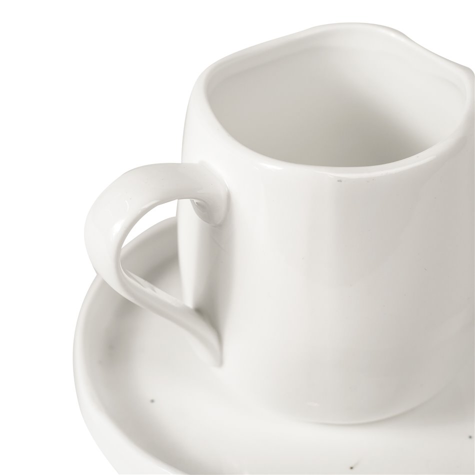 Coffee cup with saucer Rimini, 360ml 8x9.5cm, D15cm