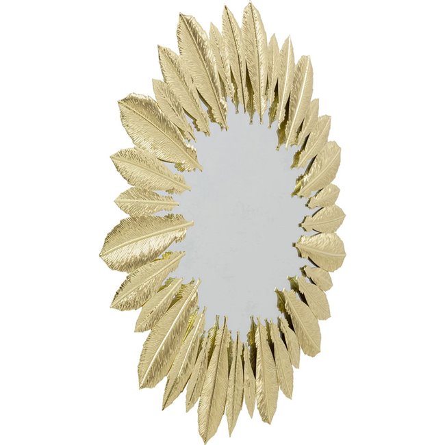 Mirror Feather Dress gold, D49cm