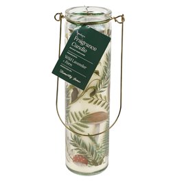 Свеча в стеклянной банке, Mushroom, H20xD6cm