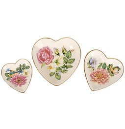 Dish set 3 pieces, Botanical Love, H3x11.5x11.5cm