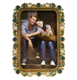 Photo frame Paramo, gold tone, 10x15cm