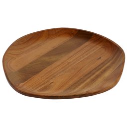 Деревянная чаша из акации Frill, 31.8x30.6xH2.6cm