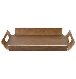 Wood tray Fuksia, 40x29.5xH4.5cm