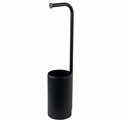 Toilet paper holder Ardoise Onyx, black color, D3,5xH64,7cm