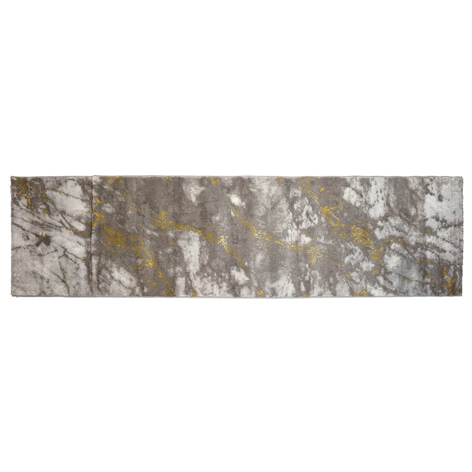 Vaip Larmaris, hallid/kuldsed värvid, 80x300cm