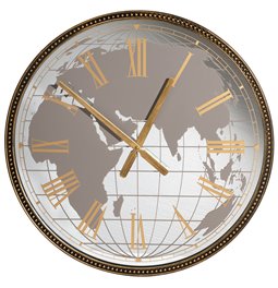 Wall clock Forino World, D55.9x4.3cm
