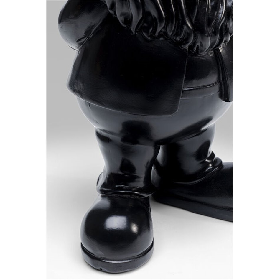 Dekoratiivfiguur Gnome Standing, mustad/kuldsed värv, H30x9.5x12cm