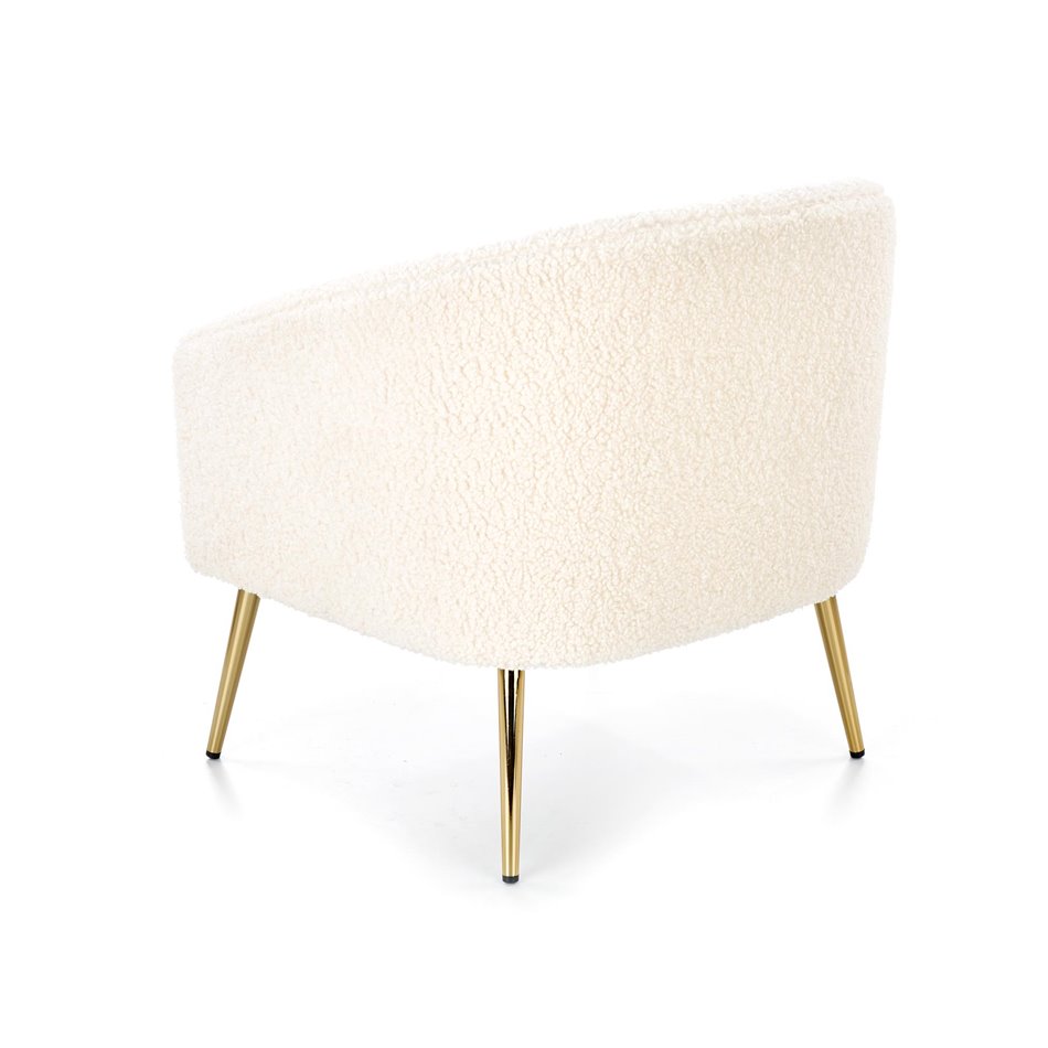 Puhketool Hrifonetti-G, kreemjas toonis kangas, H78x67x77cm, istumisosa kõrgus 45cm