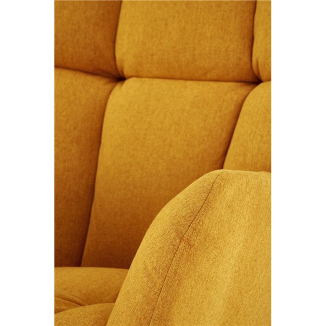 Rocking chair Hasco, mustard color, H94x70x97cm, seat H50cm