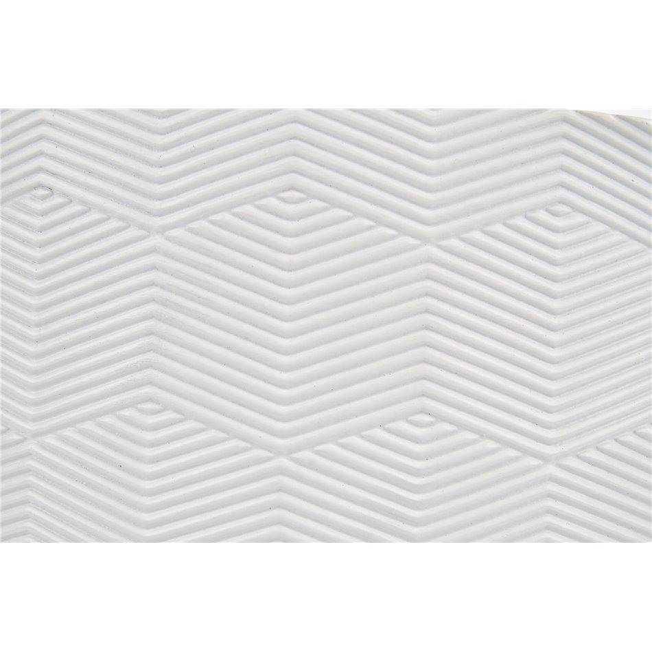 Side table Haura, white, MDF/steel,  D38cm, H45cm