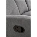 3-seater recliner Holso-3, dark grey, W95-158x100cm, H180cm, seat H49cm