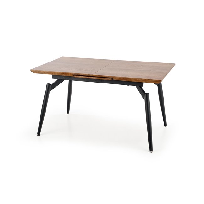 Extendable dining table Hambell, MDF/steel, H74x140-180x80cm