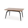 Extendable dining table Hambell, MDF/steel, H74x140-180x80cm