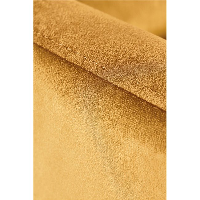 Reguleeritav tugitool Helipe, sinepivärvi samet, H103-76x64x84-135cm, istumisosa kõrgus 48cm