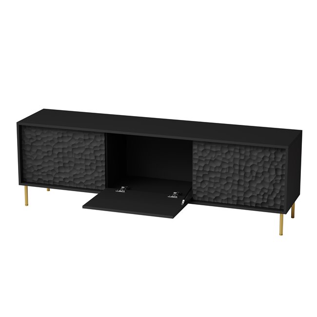 TV-laud Haulet, must/kuldne värvi, H58x180x41cm