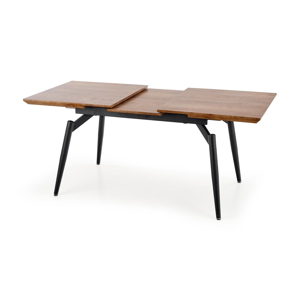 Extendable dining table Hambell, MDF/steel, H74x140-180x80cm