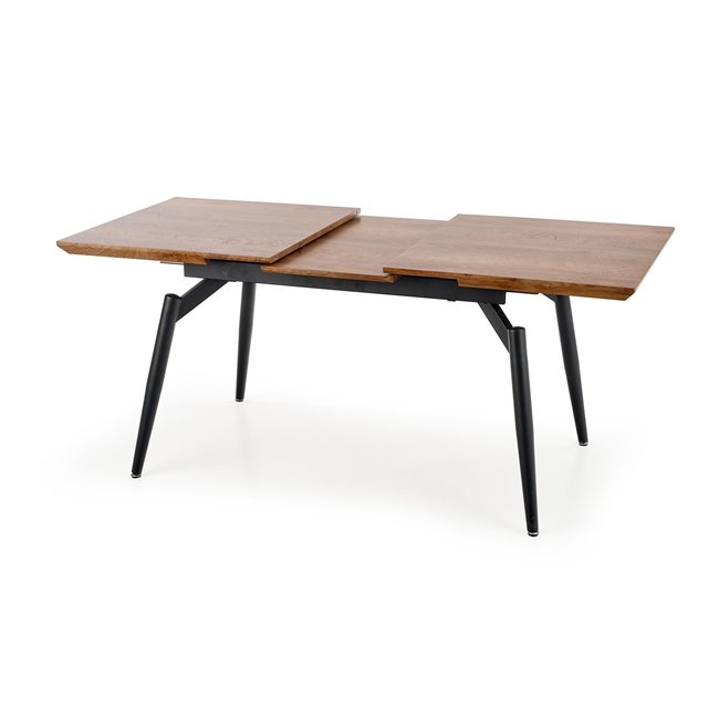 Extendable dining table Hambell, MDF/steel, H74x140-180x80cm