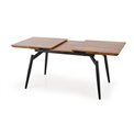 Extendable dining table Hambell, MDF/steel, H74x140-180x80cm