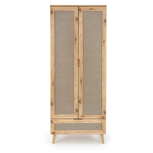 Шкаф Horeno, цвета дуба, МДФ, H200x80x57см