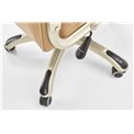 Office chair Hesmond, beige eco leather, H112-119x67x70cm