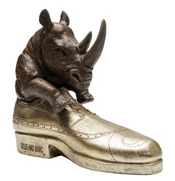 Декоративная фигура Rhino Shoe Fetish, H24x28x11cm