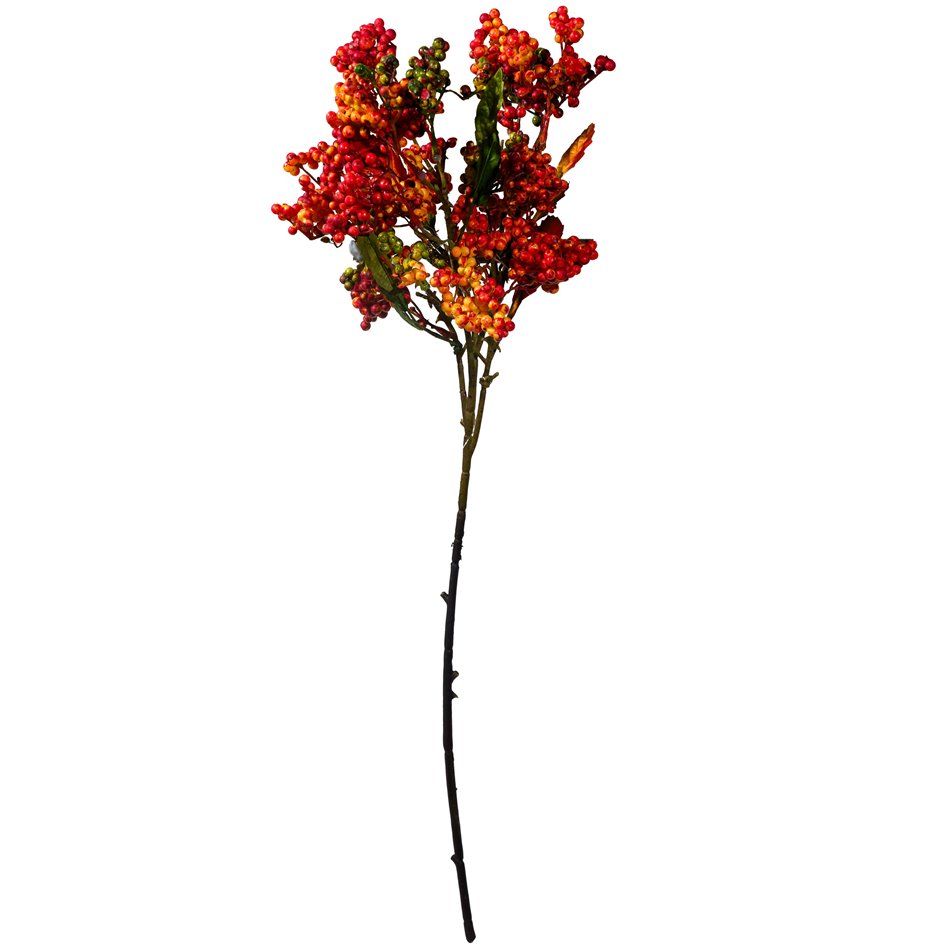 Dekoratiivne taim Berry spray, , roheline/punane, H57cm