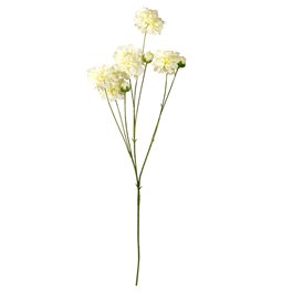 Dekoratiivne lill Dahlia White, valge, H90cm