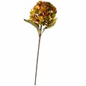 Dekoratiivne lill Hydrangea, kollane/punane/roheline, H74cm