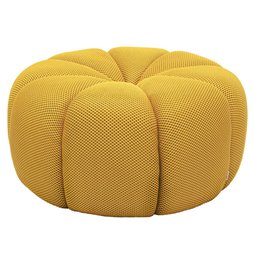 Stool Peppo Lounge, yellow, H41xD76cm