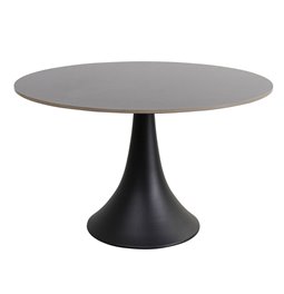 Обеденный стол Grande Possibilita, черный, H73xD120cm