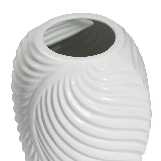 Vase Galileo, white, 17x14x22cm