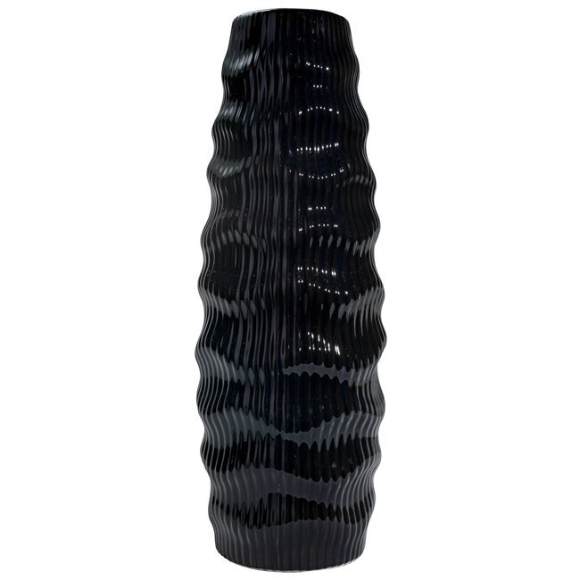 Ваза Gavardo BL, черная, 13,5x35,6 см