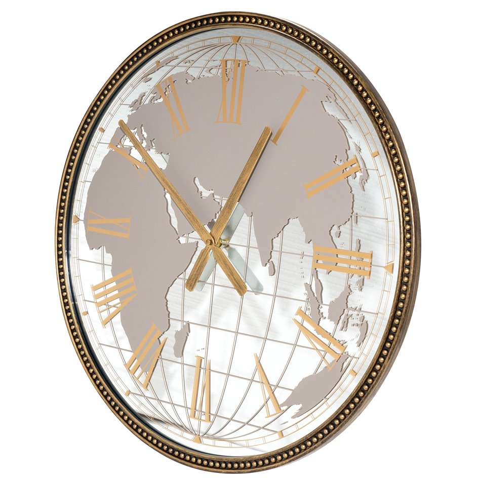 Wall clock Forino World, D55.9x4.3cm